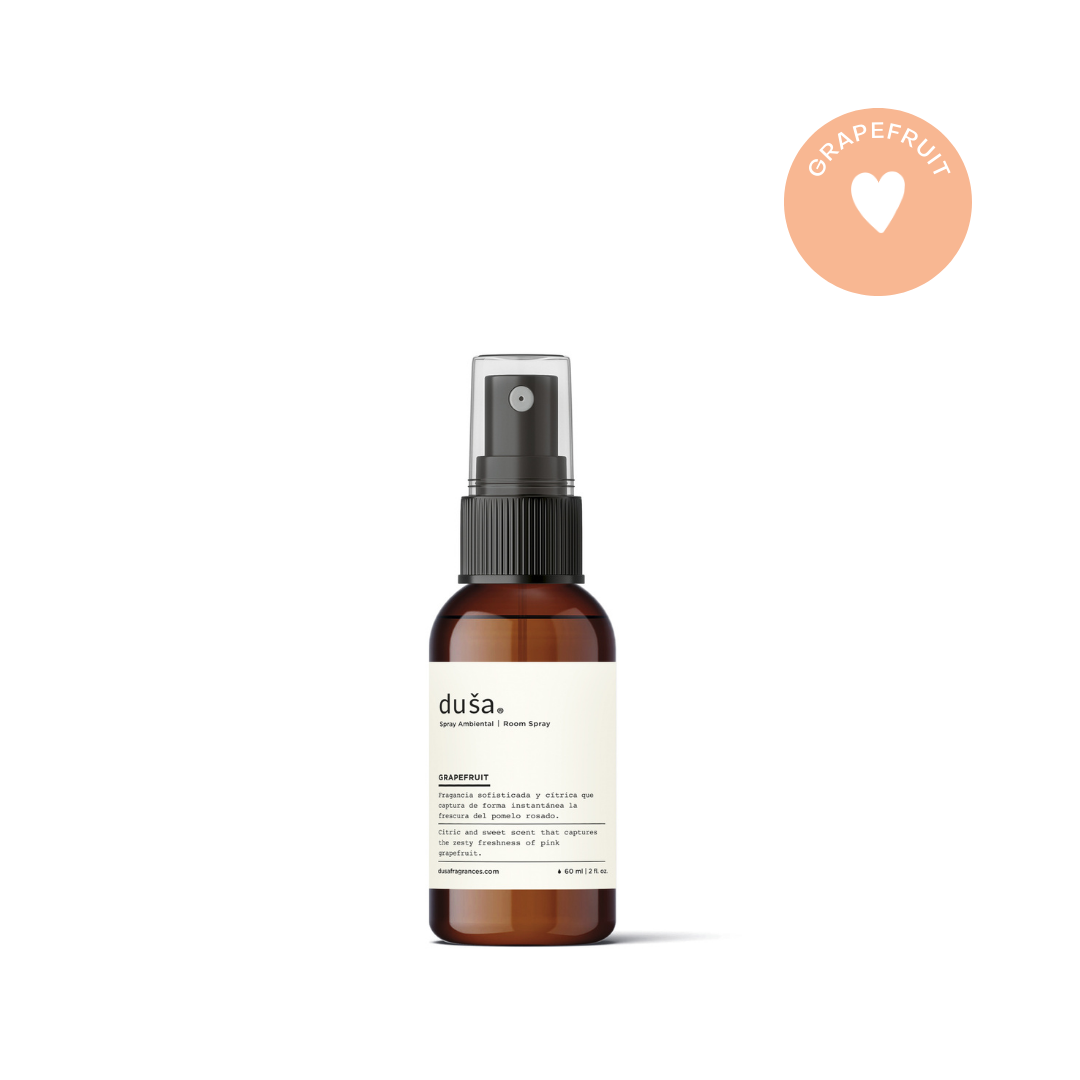 Grapefruit - Aromatizante en Spray |  Para Telas y Ropa de Cama | Eliminador de olores en Spray - 60 ml