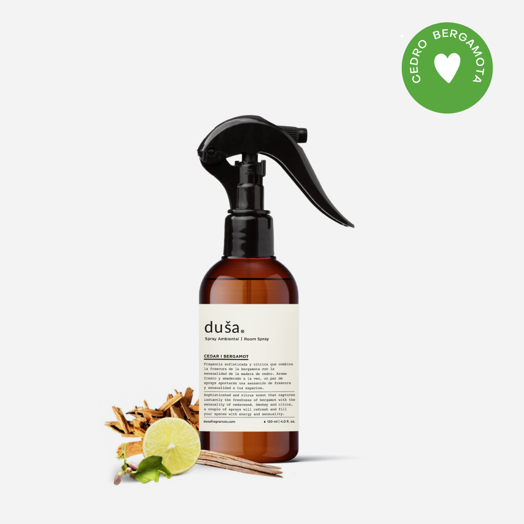 Cedro| Bergamota - Aromatizante en Spray - 120 ml