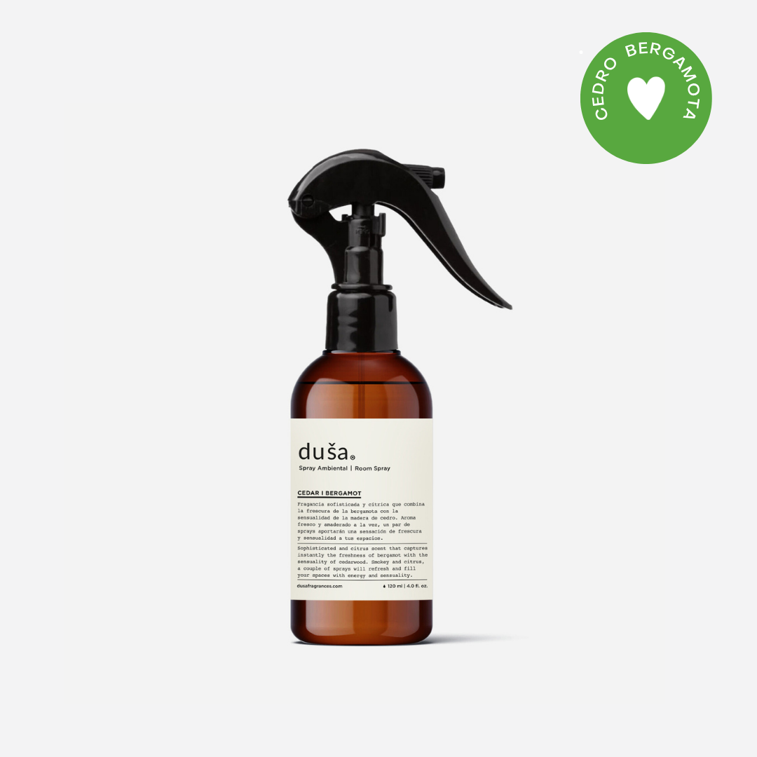 Cedro| Bergamota - Aromatizante en Spray - 120 ml