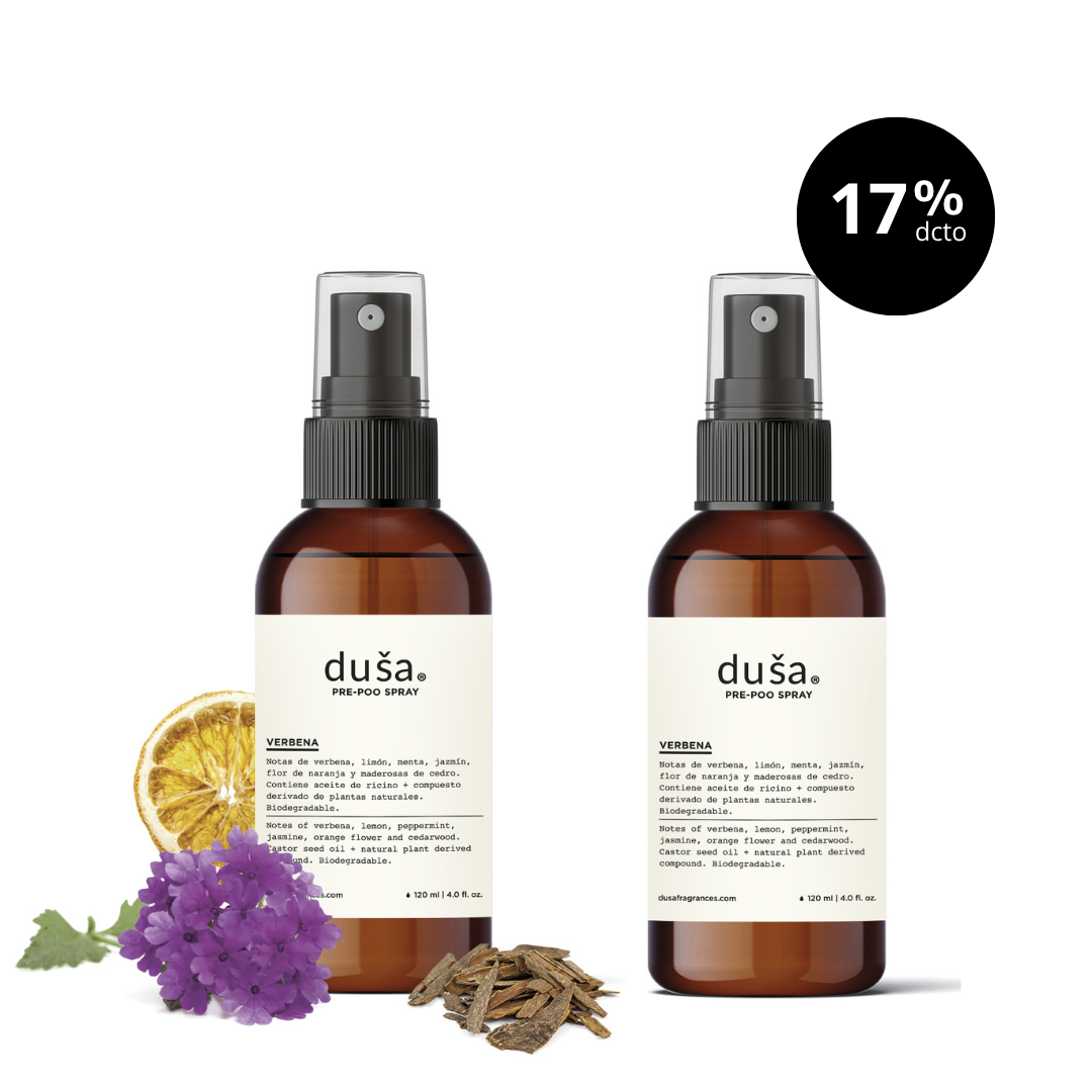 PRE-POO SPRAY VERBENA - SET DE 2 UNIDADES