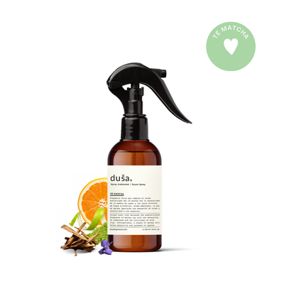 Té Matcha - Aromatizante en Spray |  Para Telas y Ropa de Cama | Eliminador de olores en Spray - 120 ml