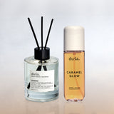 Set "Los más Amados "- Difusor Grapefruit + Perfume Mist Caramel Glow