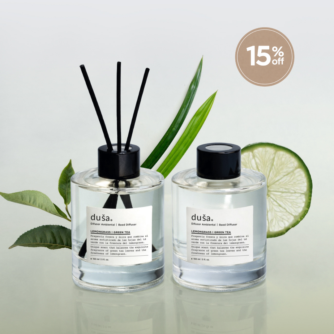 Set 2 Difusores de Varillas - Lemongrass I Green Tea