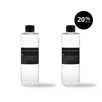 SET DE 2 RECARGAS DIFUSOR VARILLAS - 150 ML