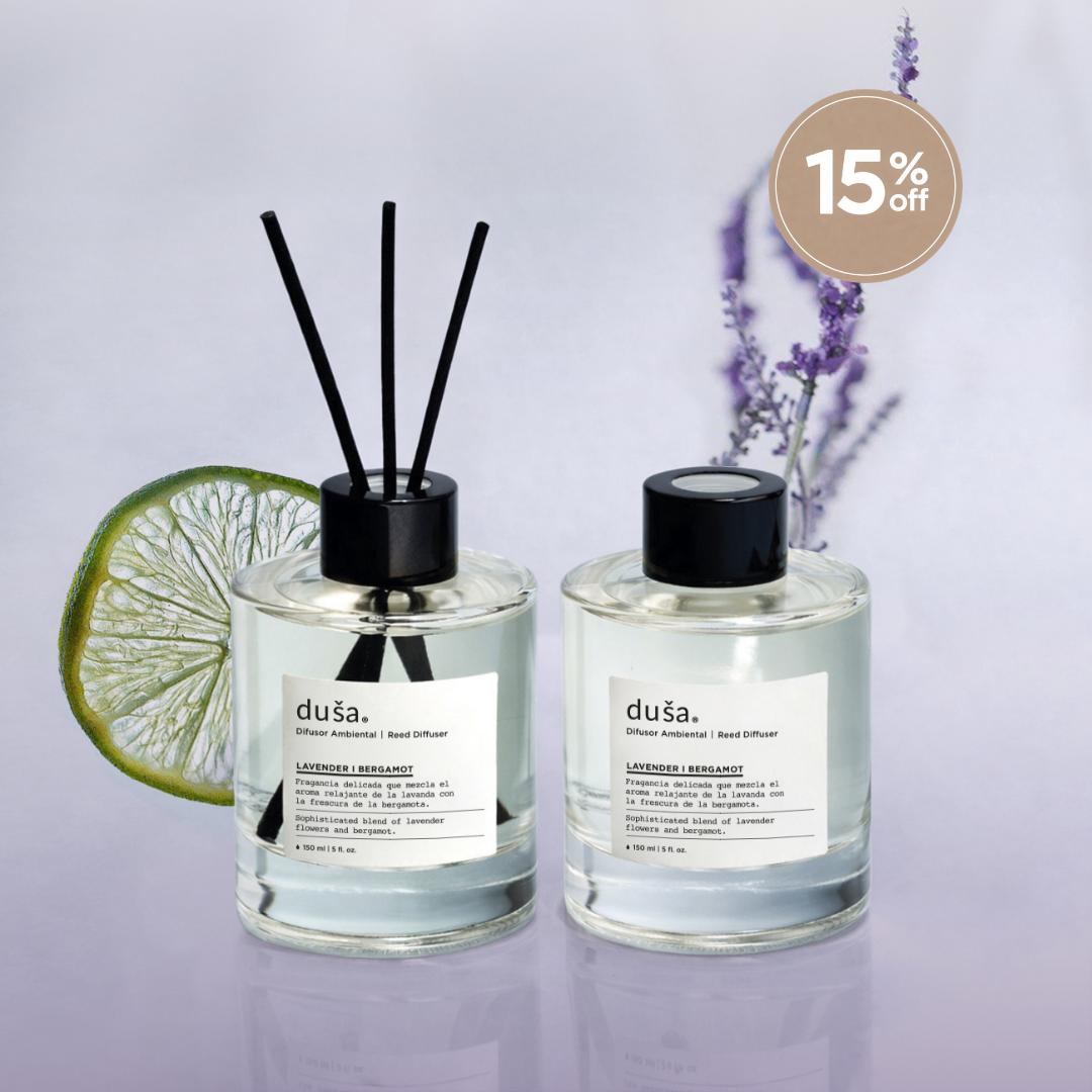 Set 2 Difusores de Varillas - Lavanda  I Bergamota