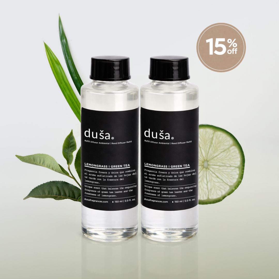 Set 2 Recargas de Difusores de Varillas - Lemongrass I Green Tea