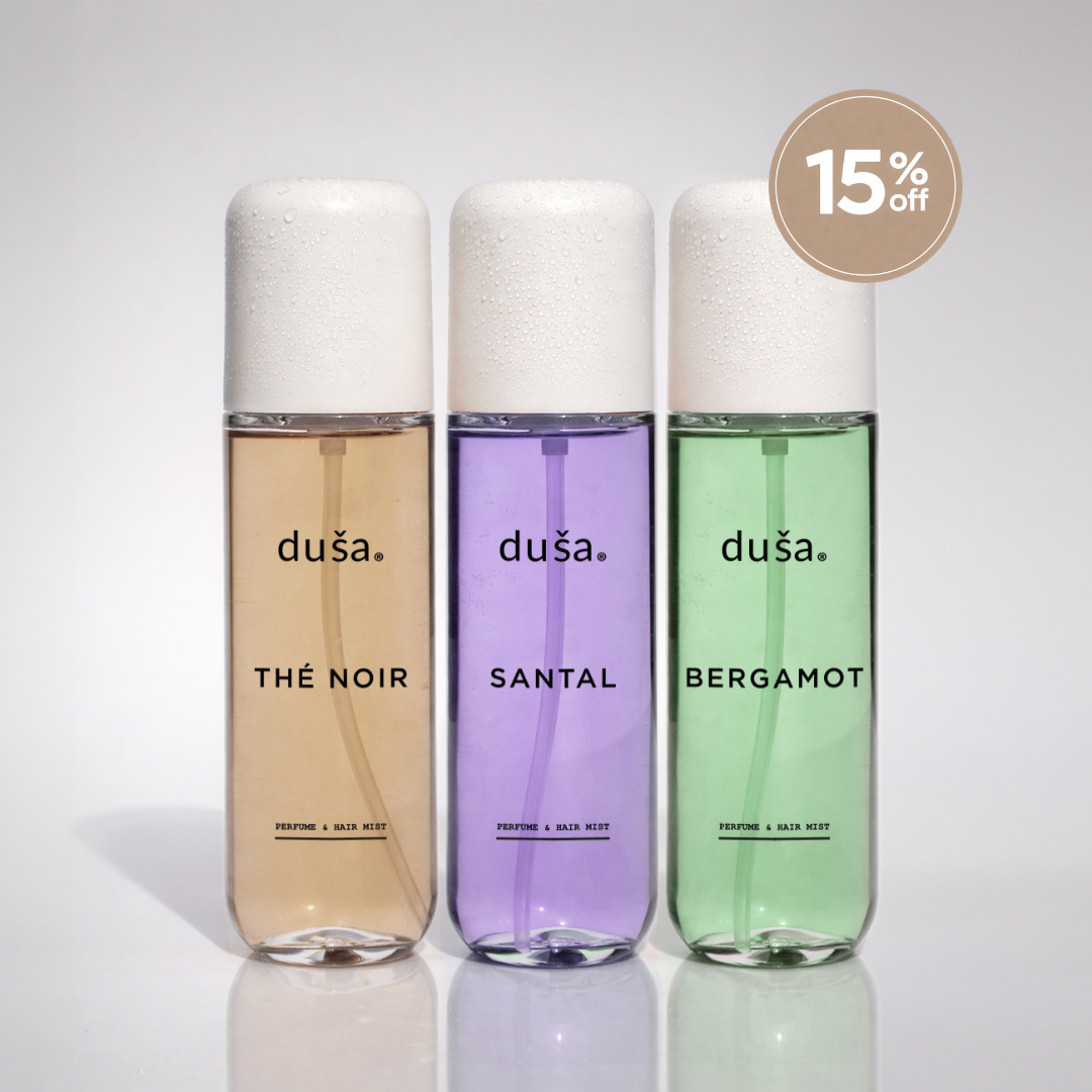 Set de Perfume Mist para Cuerpo y Cabello – Santal, Thé Noir & Bergamot
