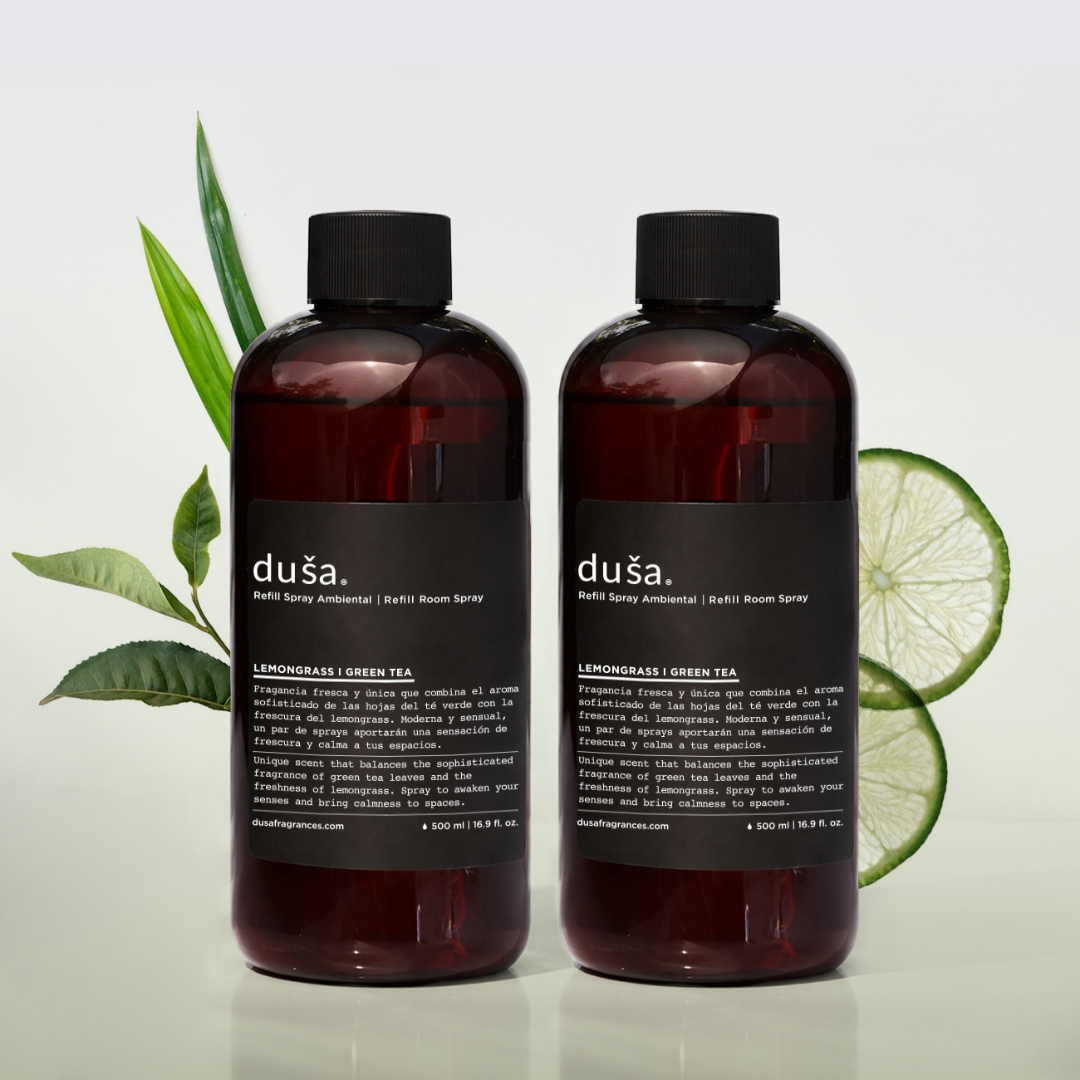 Set 2 Recargas Room Spray - Lemongrass Green Tea